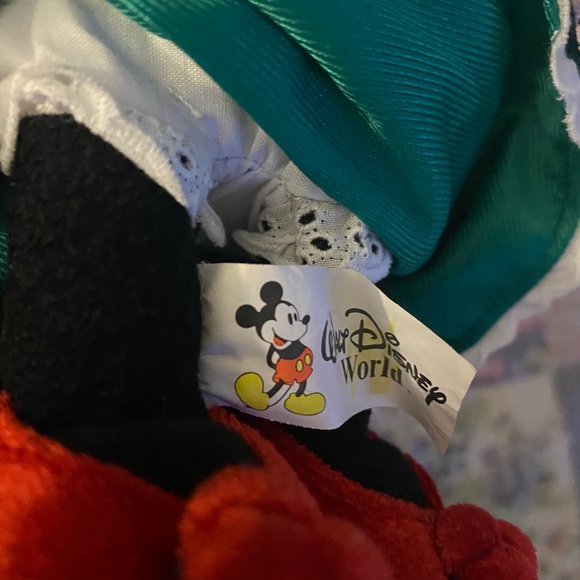 Mickey Mouse and Minnie Duffy Christmas Walt Disney World beanies 2003 with tags - Picture 13 of 14